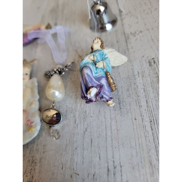 Variety angel cherub bell heart kitten ornament Xmas - Picture 2 of 8